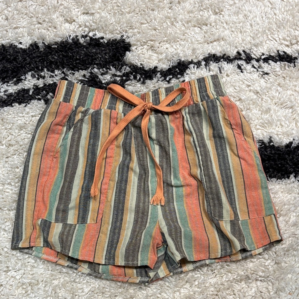 Striped Multicolor Women's Shorts